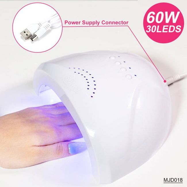 Ouneed 54W LED UV Nail Gel Curing Lamp Light Nail Gel Polish Dryer Nail Art  Machine 