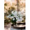Artificial Blooming Lilac Branch in White - 26"