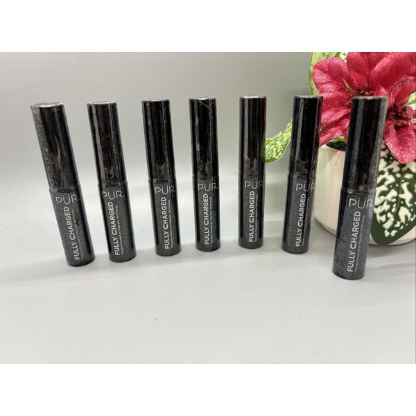 7x PUR Fully Charged Black Mascara Powered by Magnetic Technology 0.14 oz Ea NEW