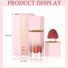 3 Colors Makeup Soft Liquid Blush Light Weght Long-lasting Liquid Blush Stick