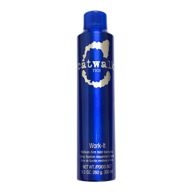 Tigi Catwalk Work-It Unisex Hair Spray, 9.2 oz ( dented)