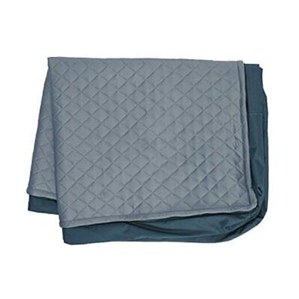 Replacement Dog Bed Cover Water Jumbo Convertible Quilt Top (Calm Blue)