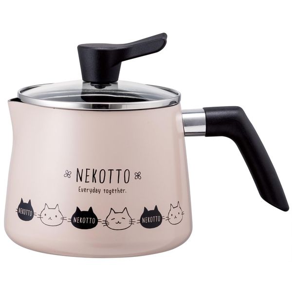 Skater ANMP2-A Multi-Pot, 0.3 gal (1.9 L) For Gas Fire, 7 in 1, All-purpose Pot, Rice Cooker, Milk Pan, Frying Pot, One-Handed Pot, Nekotto