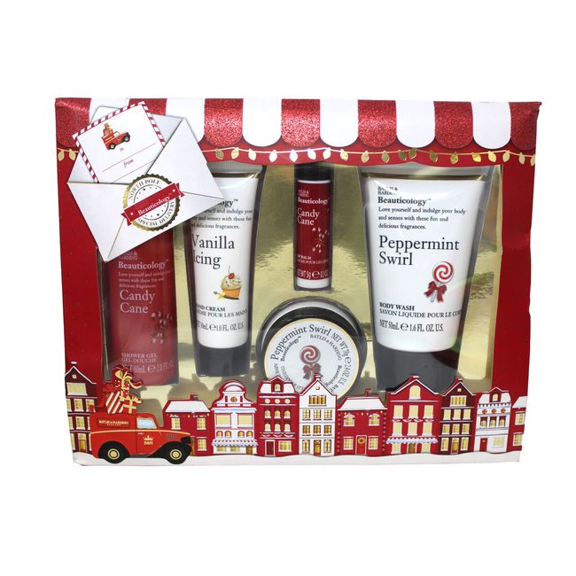 Baylis & Harding Red Collection Peppermint Swirl Skincare Set
