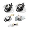 Adjustable Thermostat Switch Dryer Temperature Control Kit For Whirlpool 3977767