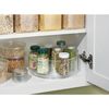 iDesign Cabinet/Kitchen Binz Revolving Spice Rack, Kitchen Cupboard Storage Unit, BPA Plastic, Clear, Small
