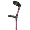 Ossenberg Pink Anatomic Soft Grip Closed Cuff Forearm Crutch - Left