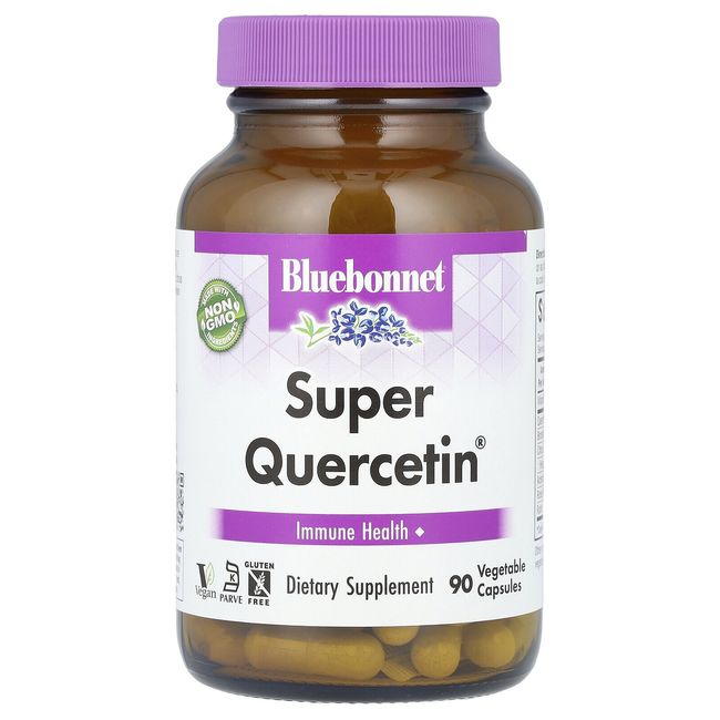 Bluebonnet Nutrition Super Quercetin 90 Veggie Caps Egg-Free, Fish Free,