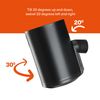 Mountson - Compatible with Sonos Era 100 - Premium Wall Mount (Black, Single Pack)
