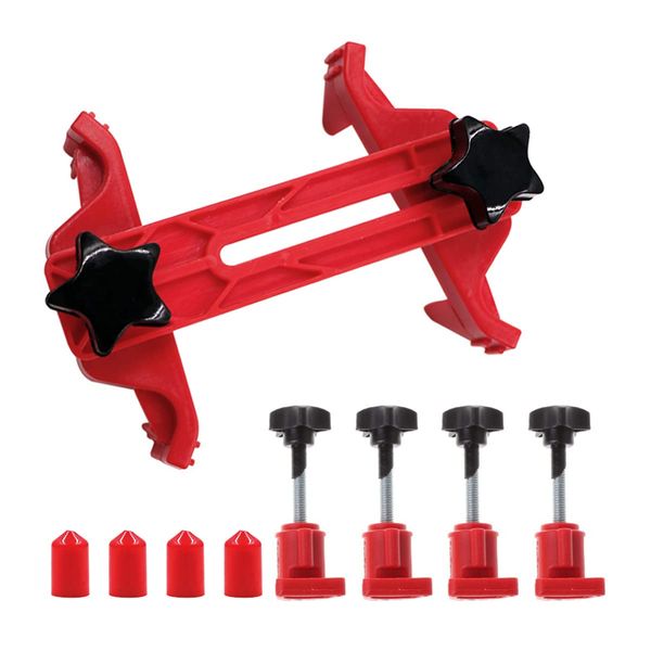 zipelo Car Dual Camshaft Clamp, 9 Pcs Cam Engine Timing Sprocket Gear Locking Tool Kit, Cam Gear Clamp and Holder Set, Universal Car Accessories Fit for Gasoline or Diesel Generators, and More