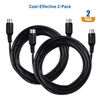 Cable Matters 2-Pack 5 Pin DIN MIDI Cable, 5 Pin MIDI Cable - 3m