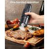 2PCS Electric Salt and Pepper Grinder Set Automatic Grinder w/ Rechargeable Base