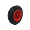 KetoPlastics ® 14" PU SOLID WHEELBARROW WHEEL/TYRE 3.50-8 PUNCTURE PROOF WITH PLASTIC CENTRE - 35 MM BORE