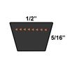 D&D 35543 Replacement Belt fits SNAPPER INC