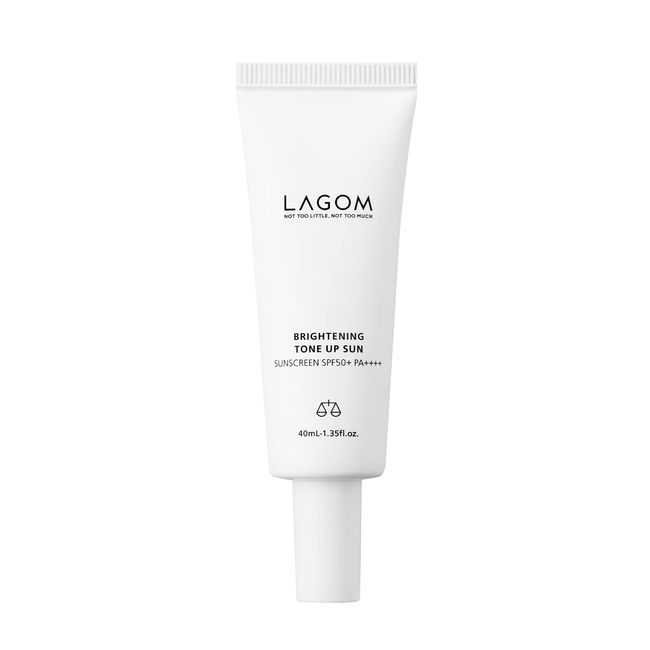 LAGOM SPF 50+ PA++++ Tone Up Sun UV Cream, Sunscreen, Makeup Base, 1.4 fl oz (40 ml), Genuine Japanese Product