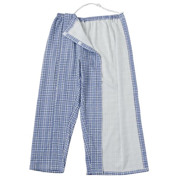 trust map Men's Nursing Pants, For Year-Round Use, Full Open Opening, Nursing Care, Sleeping, Hospitalization, Rehabilitation, Changing Clothes, Diaper Support, Size L, Tape Specifications