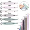 Aibboyi Nail File Set, Gel Nail File, Sponge Buffer, Cuticle Pusher, Nail Polish, 150, 180, 240, 100/180, 200/280, 1000/4000 Grit, Set of 6
