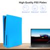 PS5 Console Replacement Shell, Megadream Hard ABS Shockproof Anti-Scratch Dustproof Case Cover Replace Faceplate Compatible with PlayStation 5 Disc Edition - Star Blue