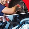 6 Pieces C Spanner Set, C Spanner, Spanners & Wrenches, C Hook Spanner Set, C-hooks, C Spanner Adjustable, C Spanner Tool, Coilover Spanner, Universal Wrench Spanner with Non-slip Handle (Red&Black)
