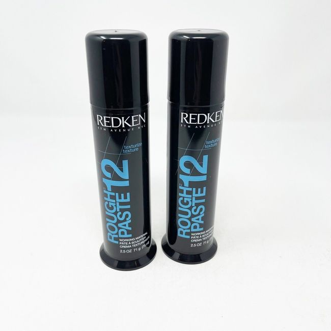 (2) Redken 12 Rough Paste Working Material 2.5 Oz