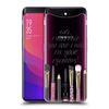 Head Case Designs Eyebrow Quote Makeup Obsession Soft Gel Case Compatible for Oppo Find X