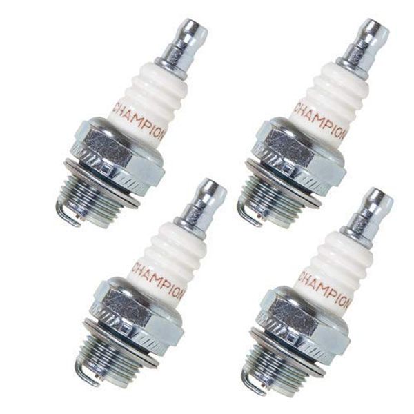 Champion DJ8J Pack of 4 Copper Plus Small Engine Spark Plug Stock #847