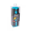 SERVE PRISMO Square Pencil CASE, Dark Gray and Fluo Blue