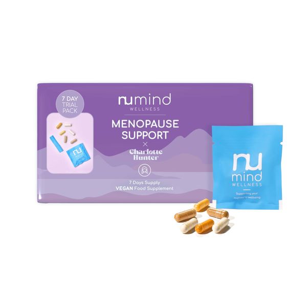 Nu Mind All-in-one Menopause Supplements for Women 5 x Day Trial - Hot Flushes/Anti-Anxiety/Hormone Balance/Boost Sleep & Memory - 40 Ingredients - Co-Q10, Saffron, Adaptogens - Vitamins & Minerals