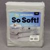 Serta Sertapedic 4pc Twin Sheet Pillowcase Set Soft Gray Deep Pocket Boxer Hem
