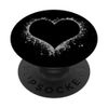 PopSockets Herz Schwarz PopSockets mit austauschbarem PopGrip