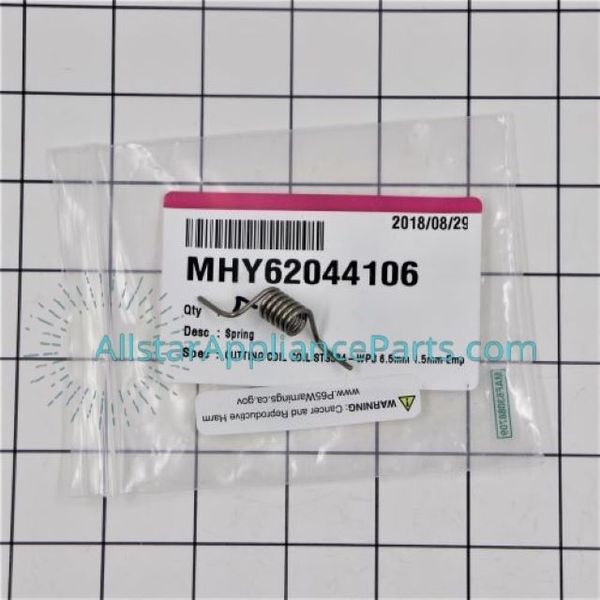 LG Refrigerator Door Mullion Spring MHY62044106