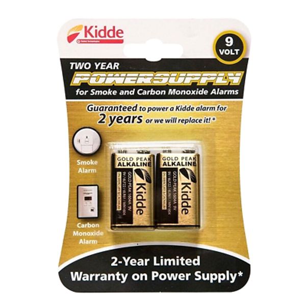 Kidde 9-Volt Smoke Detector Replacement Batteries (Brand New).