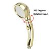 RV Shower Head 3 Modes On Off Switch Camper Water Saving & High Pressure Gold