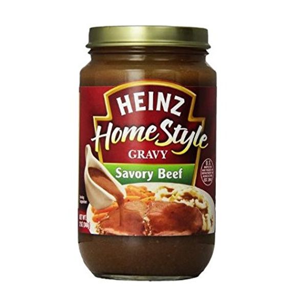 Heinz Homestyle Savory Beef Gravy (Pack of 3) 12 oz Jars