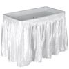 Party Ice Table W/ Cooler Matching Skirt For Elegant Refreshment Display HDPE