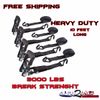 Tie Down Ratchet Strap Set Quick Release Motorcycle Trailer Truck Moving Van
