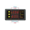 Battery Indicator 90V 30A Volt Amp Capacity Power Combo Meter Charge Discharge
