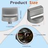 Stove Knob Replacement W10850015 W11239985 Compatible with Whirlpool Gas Range Oven Knobs Replacements