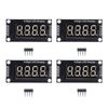 TM1637 Digital Tube Display Module 4 Digit 7 Segment Display Board LED Display Replacement with Pin Header (White MRA110A)