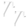 Knape & Vogt Vogt Rp-0043-Wt Adjustable Shelf and Rod Bracket, White, 2 Pack