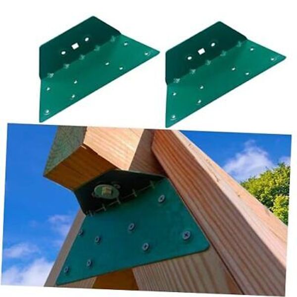 2 Pcs EZ Frame Wooden Swing Accessories, A-Frame Bracket for Swing Set 6-ZCP-2