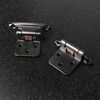 ANGSTROM 2-Pack Partially Exposed Cabinet Hinges, 180-Degree Self-Closing, Surface-Mount Full Overlay (Black)