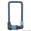 FINO FN-CB-BL Battery Lock for Electric Bicycles, Dial Type, Light Blue