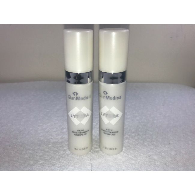 SKIN MEDICA LYTERA SKIN BRIGHTENING COMPLEX .25 oz EACH - LOT OF 2 -  NEW C12