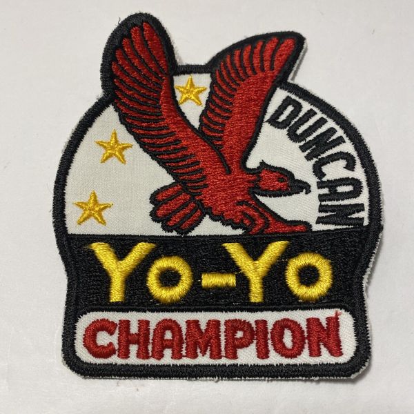 Vintage DUNCAN YO-YO CHAMPION 4-5/8" x 3-7/8" Sew-on Patch NEW Unused