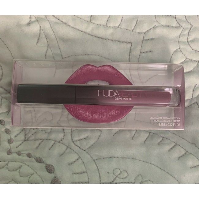 Huda Beauty Demi Matte Cream Lipstick CATWALK KILLA .12 oz New In Box. RARE!