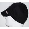 NWT Comeaux Caps Welders Welding hats solid black size 7-5/8 Reversible 2000