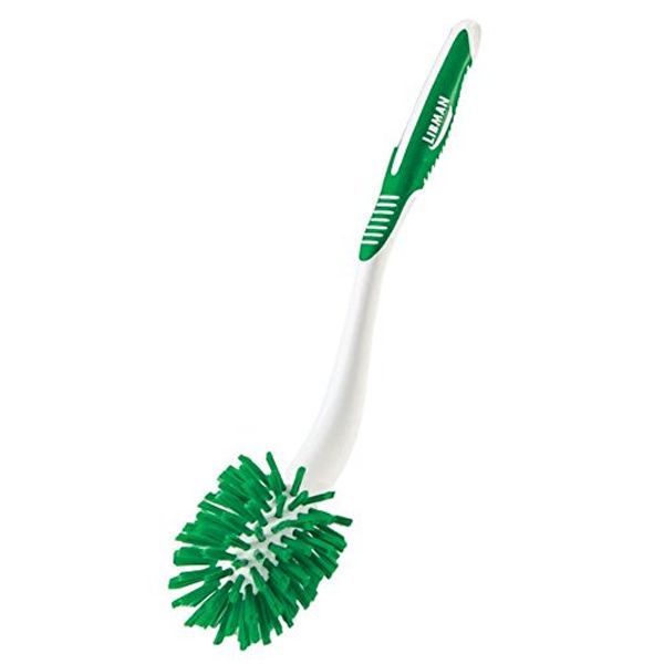 Libman Commercial 1020 Angled Toilet Bowl and Urinal Brush (Pack of 6)