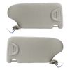 For 2013-2018 Nissan Altima Sun Visor Driver & Passenger Pair Set Lighted Gray