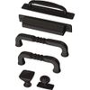 Liberty P28197K-FB-C Pull With Backplate 4" (102mm), Flat Black